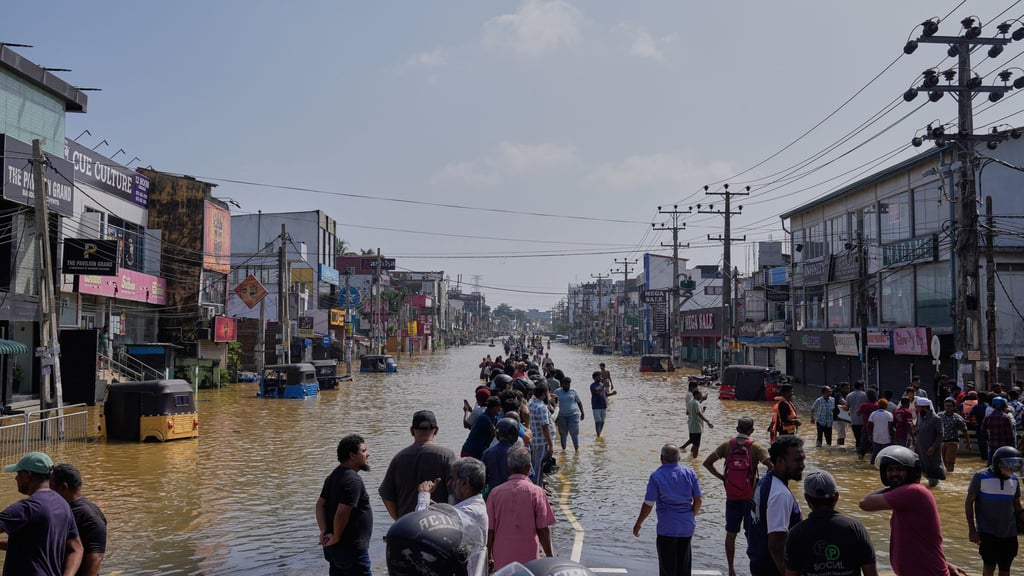 Nach Zyklon „Ditwah“ steht Sri Lanka unter Wasser.