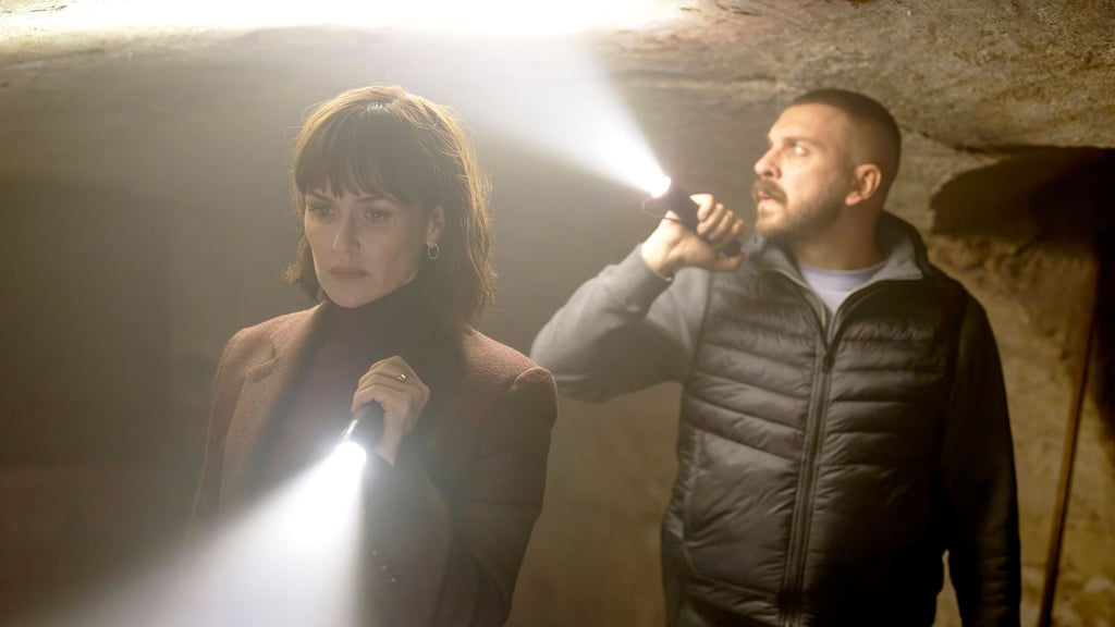 Maryam Azadi (Melika Foroutan) und Hamza Kulina (Edin Hasanovic) in einer Szene aus der Folge „Licht“ aus der Krimireihe „Tatort“ (undatiert). Die Folge „Tatort: Licht“ wird am 30.11.2025 in der ARD ausgestrahlt.