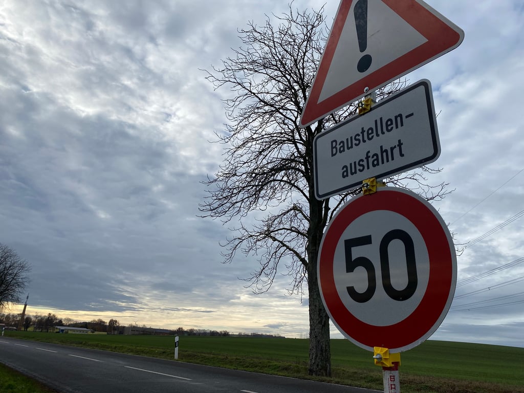 An der Kreisstraße K1655 wird ab dem 1. Dezember eine Baustelle eingerichtet.