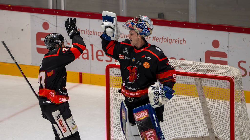 Daniel Allavena lief in den Derbys gegen die IceFighters Leipzig zu Höchstform auf.