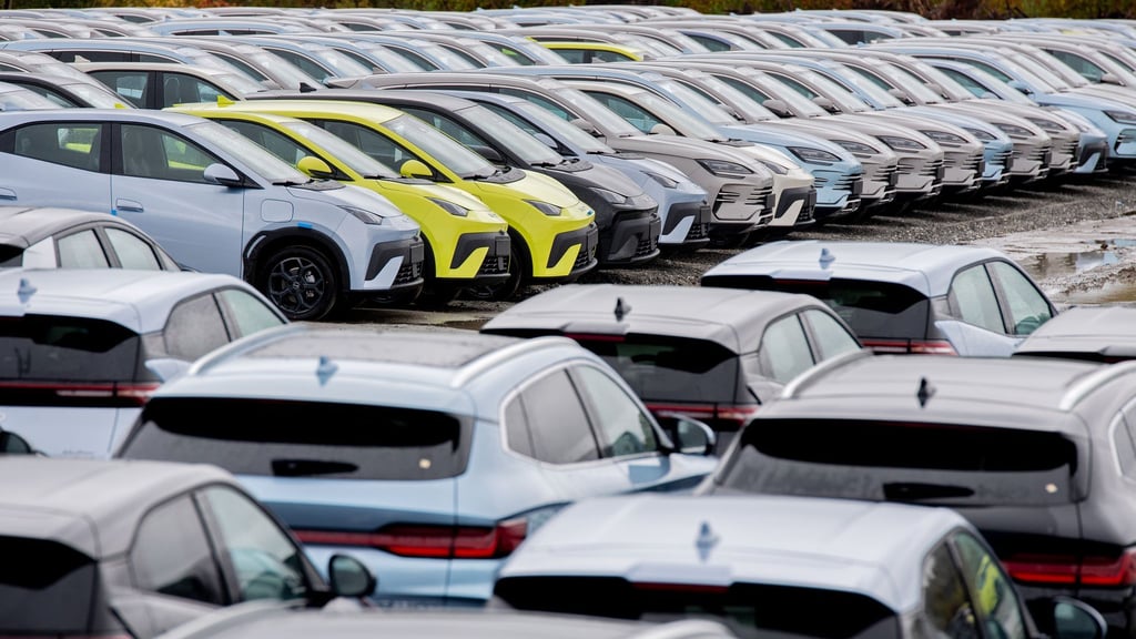 Aus China importierte Elektroautos in Wilhelmshaven. Der Druck der chinesischen Industrie auf ihre deutsche Konkurrenz wächst beständig. (Symbolbild)