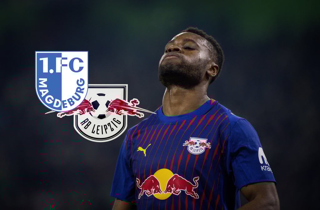 Ridle Baku von RB Leipzig fällt mit einer Verletzung für das Pokalspiel gegen den 1. FC Magdeburg aus.