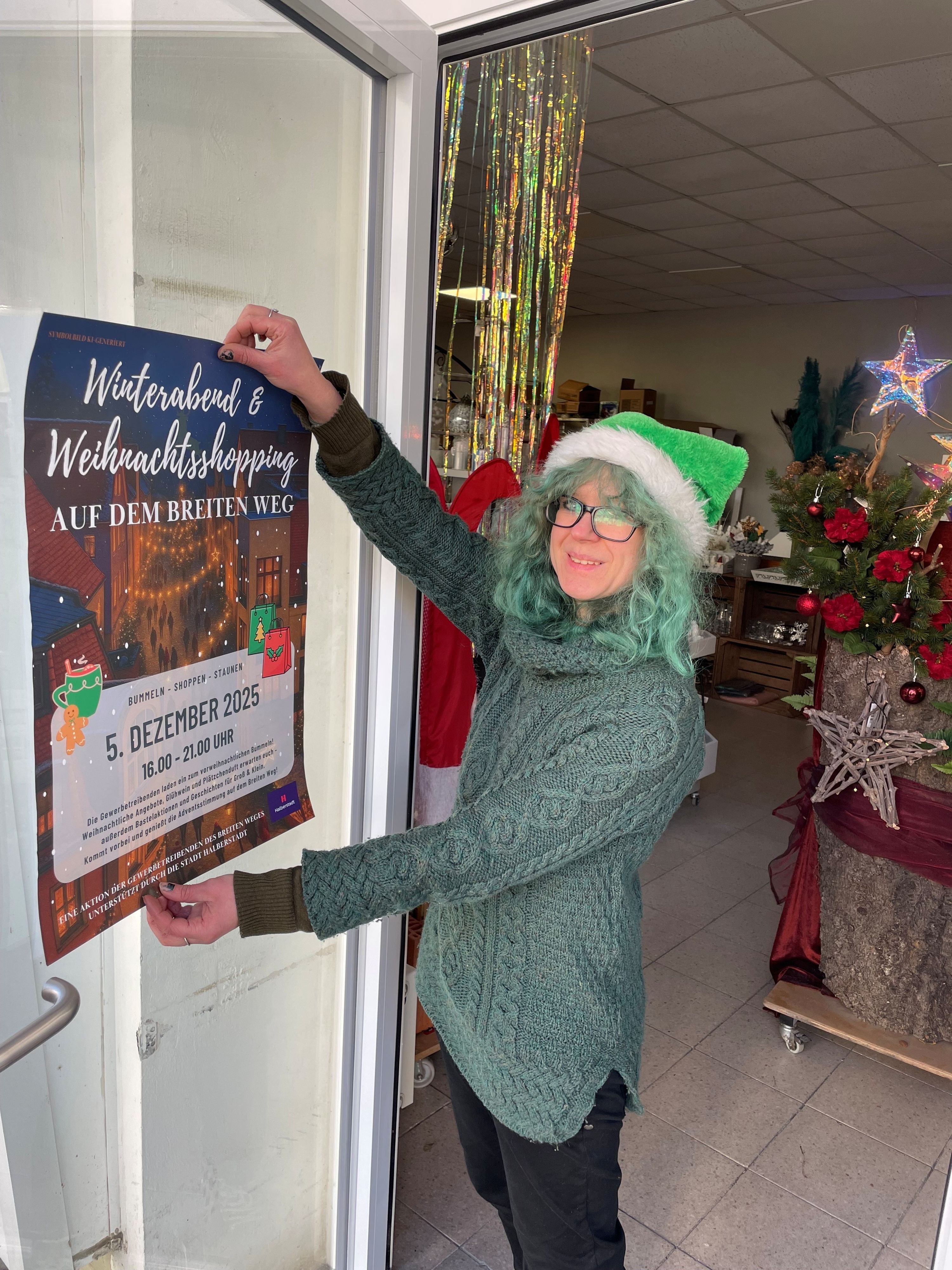 Advent im Harz: Händler an Halberstadts Breitem Weg locken mit Musik, Bastelzeit und Stöberstunden