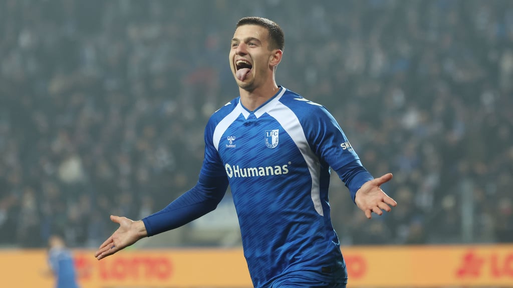 So sah die Begeisterung von Mateusz Zukowski am Sonnabend aus.