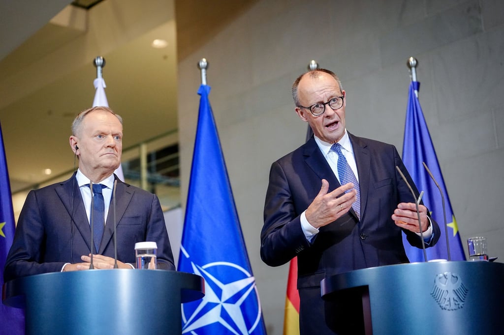Bundeskanzler Friedrich Merz (CDU) und Donald Tusk, Ministerpräsident von Polen, beschworen Einigkeit.