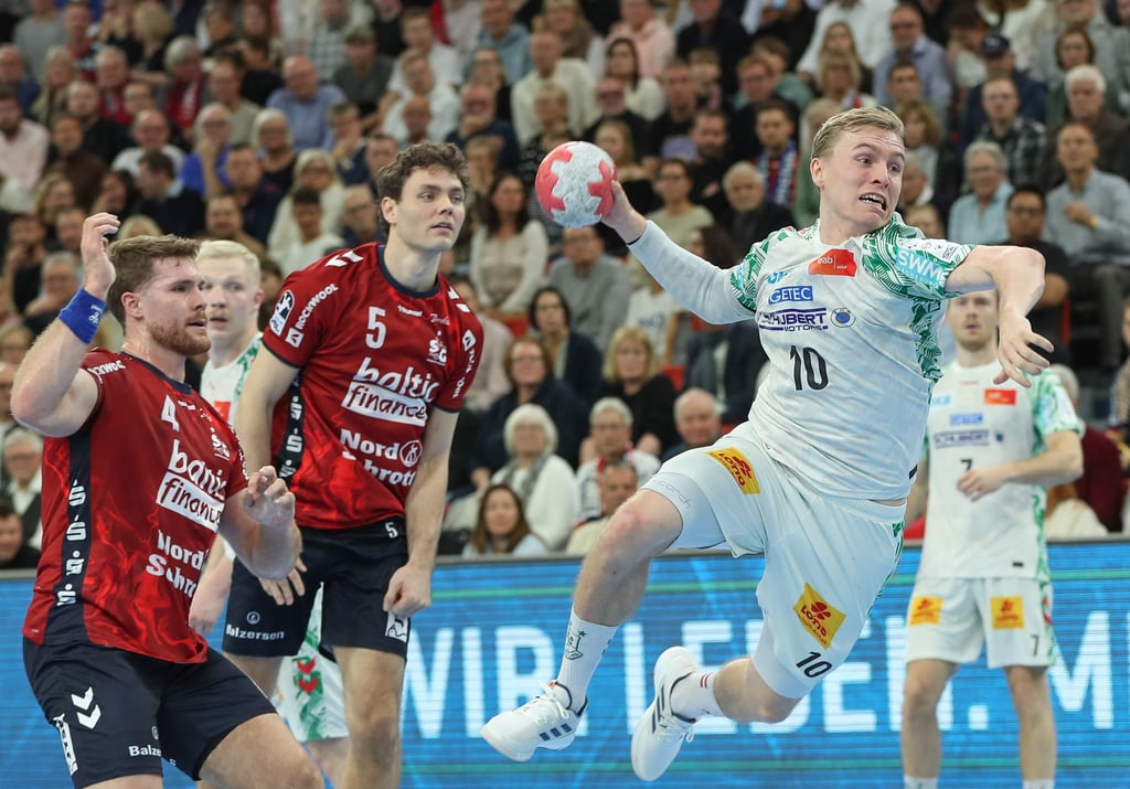Gisli Kristjansson und seine SCM-Kollegen konnten vor drei Wochen einen 35:31-Sieg in Flensburg bejubeln. Bringt das Rückspiel schon die vorzeitige Titelentscheidung?  