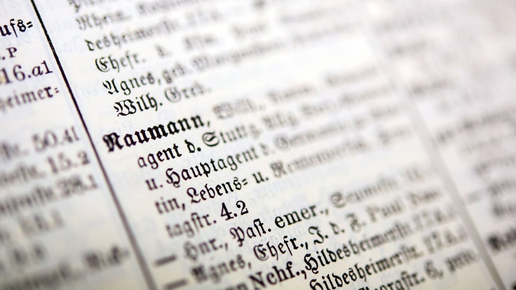 Mehr über Vorfahren können Forscher und Hobby-Genealogen dank eines Projektes der Uni Halle.