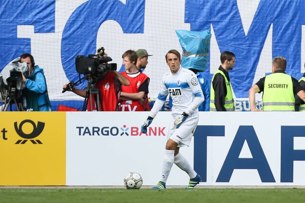 Leopold Zingerle stand in der Saison 2016/2017 im Tor des 1. FCM