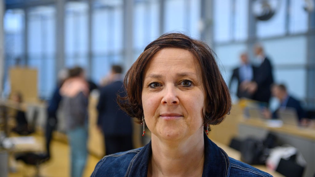 Nicole Anger verlässt die Linksfraktion im Landtag. (Archivbild)