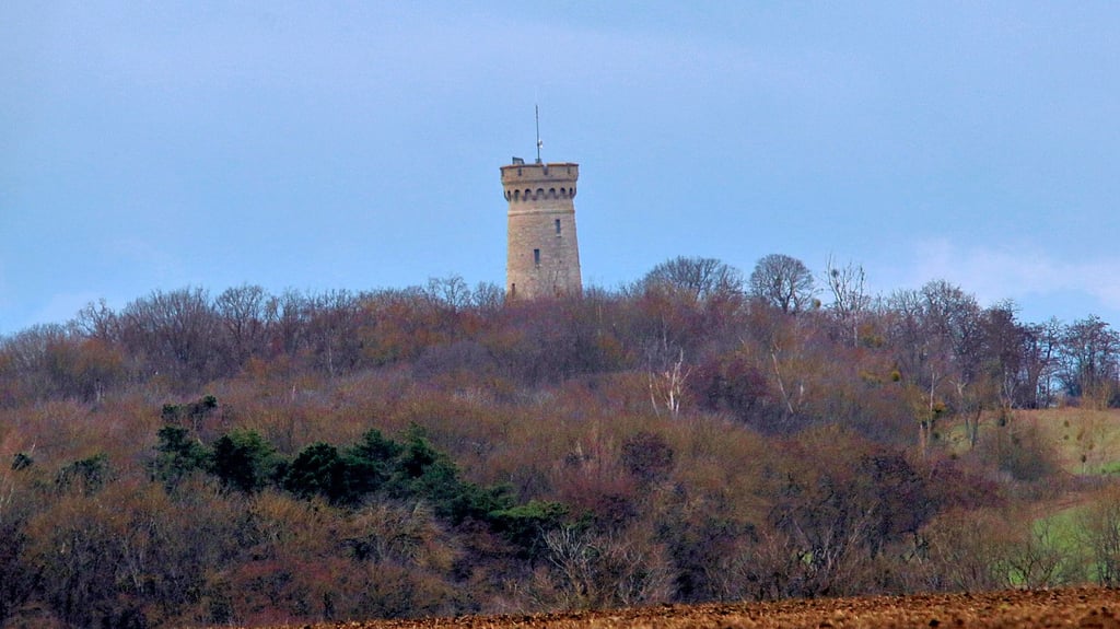 Das markanteste Zeichen des Wartenbergs in der Bismarckturm. 