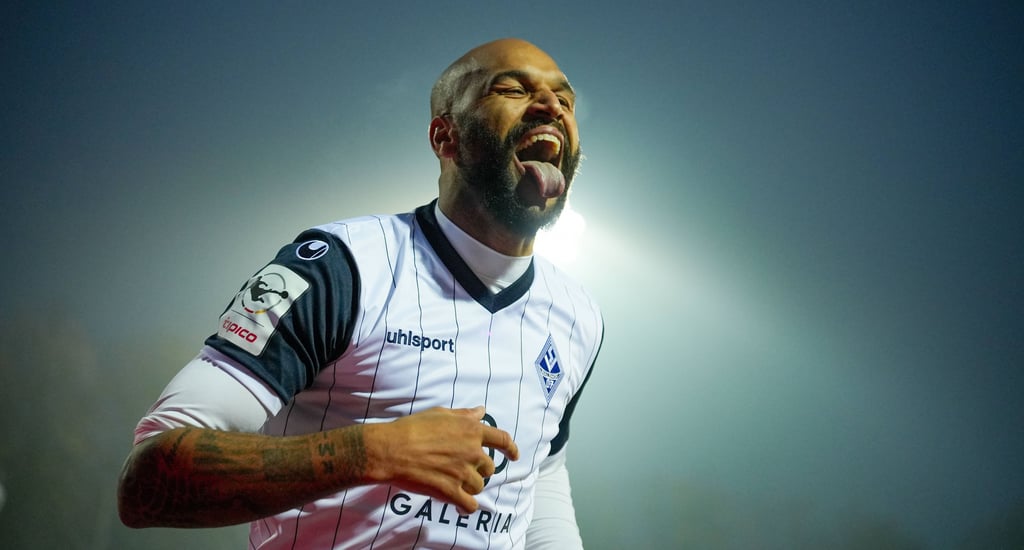 Terrence Boyd traf zuletzt doppelt in der dritten Liga für Waldhof Mannheim beim Sieg beim 1. FC Schweinfurt. Nun hat er sein baldiges Karriereende bekanntgegeben.