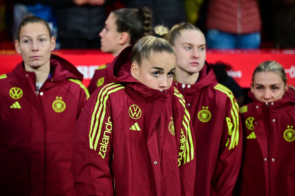 Banger Blick: Kapitänin Giulia Gwinn hofft nach dem verlorenen Nations-League-Finale auf eine Heim-EM 2029.