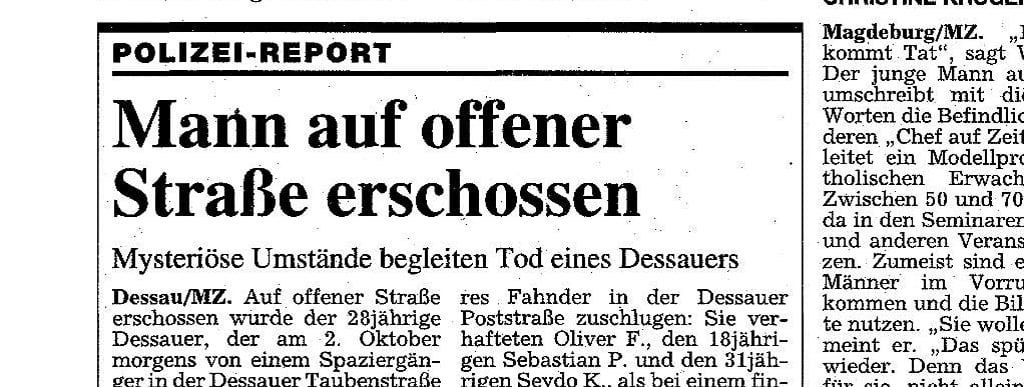 Der MZ-Bericht vom Oktober 1994.