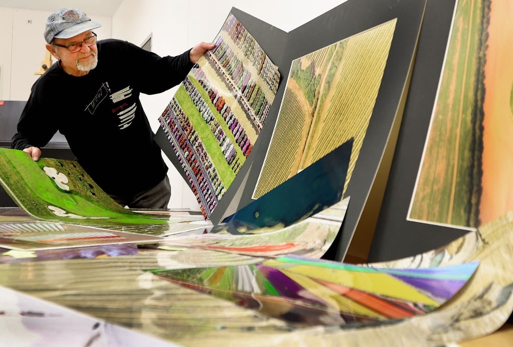 Fotograf Horst Fechner zeigt in einer Ausstellung unter dem Titel „Geheime Geometrie der Landschaft“ Luftaufnahmen, die in den vergangenen 20 Jahren bei Flügen über Sachsen-Anhalt entstanden sind. 