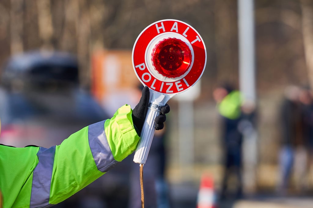 Der Dacia wurde in Roßlau angehalten. 