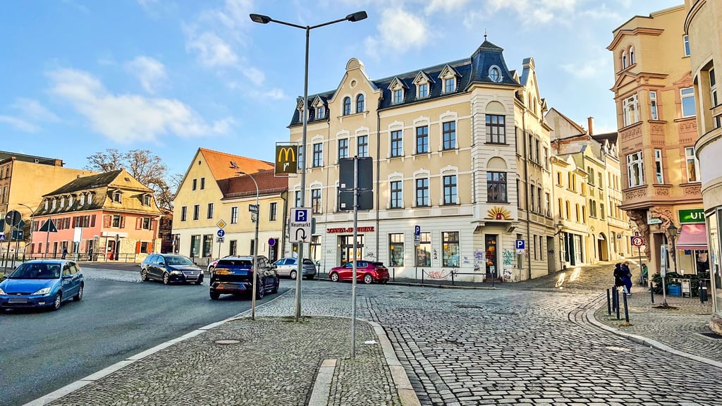 Dieser Bereich am oberen Wendischen Berg  wird ausgebaut.  