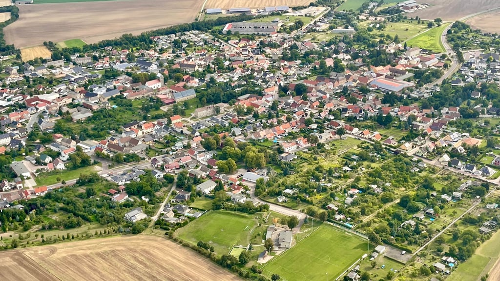 So sieht Welsleben heute von oben aus. In den vergangenen Jahren ist Welsleben um einige Straßen angewachsen.