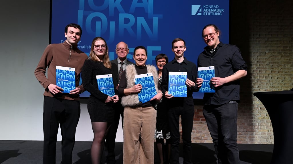 Das Projekt "Ladenschluss - ist das die Zukunft unserer Innenstädte?" erhielt den Sonderpreis für Volontärsprojekte