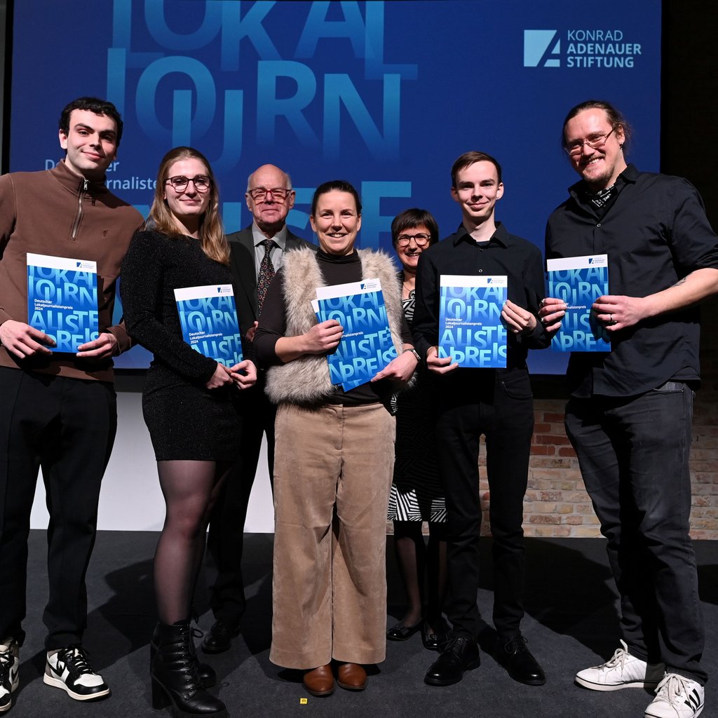 Das Projekt "Ladenschluss - ist das die Zukunft unserer Innenstädte?" erhielt den Sonderpreis für Volontärsprojekte