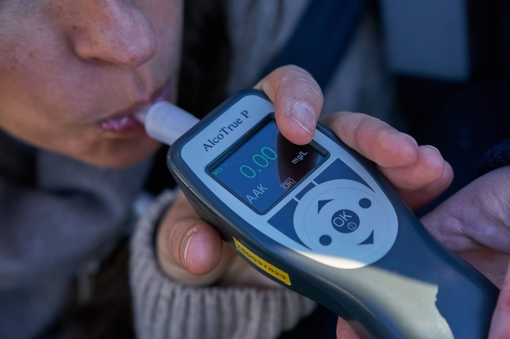 Der in Schlangenlinien fahrende Radler in Halberstadt musste sich einem Atemalkoholtest unterziehen.