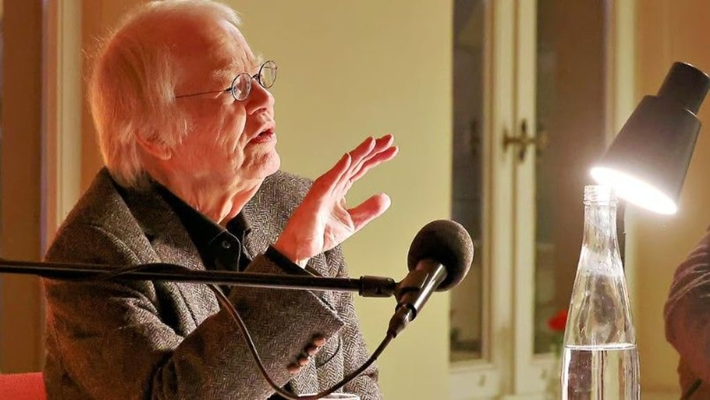 Schriftsteller Volker Braun im Literaturhaus in Halle: „Wir sind doch keine Vielschreiber wie der Kunert.“&nbsp;