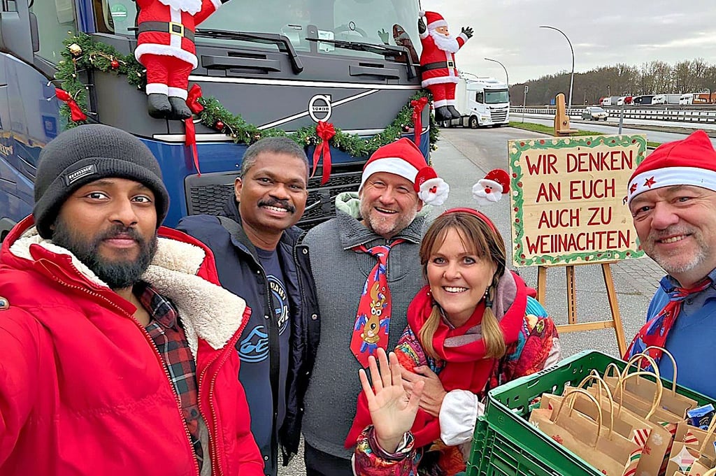 Inken Schlüter aus Kraatz will Lkw-Fahrer zu Weihnachten überraschen und hofft auf Mitstreiter und Spenden.