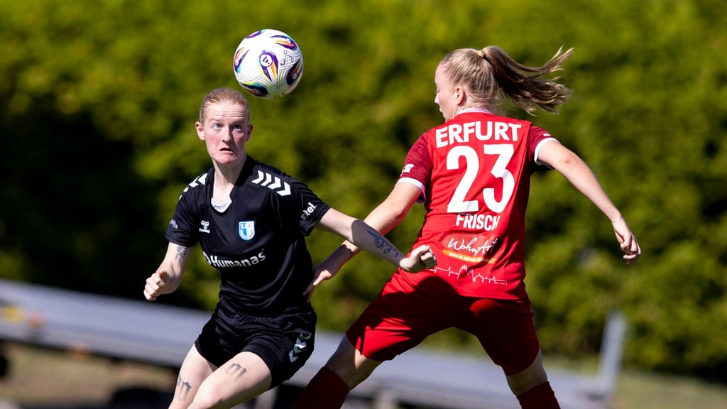 Die Frauen des 1. FC Magdeburg treffen am 7. Dezember auf den 1. FFV Erfurt. Das Spiel im Heinrich-Germer-Stadion wird auch im Livestream übertragen.