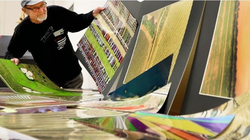 Fotograf Horst Fechner zeigt in einer Ausstellung unter dem Titel „Geheime Geometrie der Landschaft“ Luftaufnahmen, die in den vergangenen 20 Jahren bei Flügen über Sachsen-Anhalt entstanden sind.