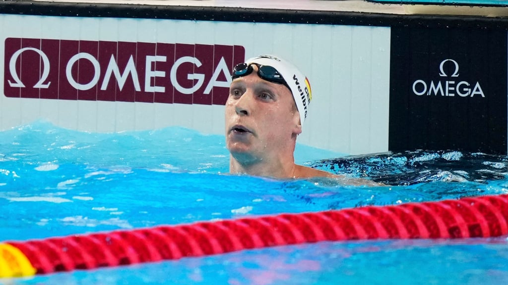 Florian Wellbrock holt bei der Kurzbahn-EM Bronze. (Archivbild)