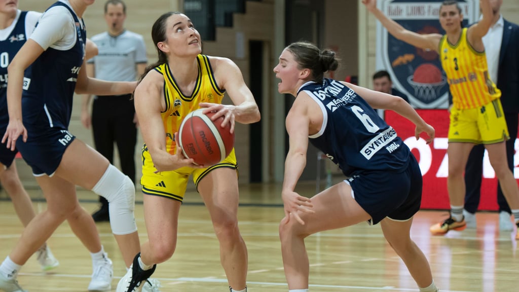 Nicole Brochlitz (r.) und der MBC hatten das Nachsehen.