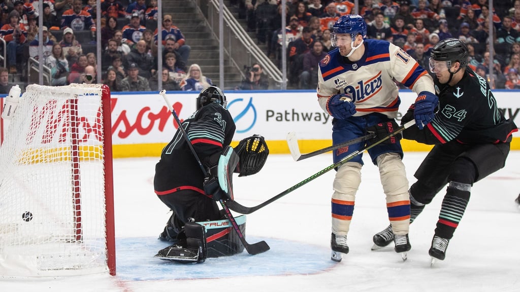 Nationalkeeper Grubauer war mit Seattle gegen Draisaitls Edmonton Oilers chancenlos