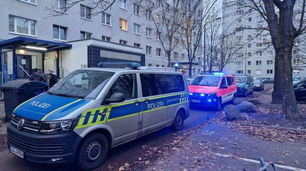 In der Otto-Dix-Straße in Halle-Neustadt kam es am Freitagmorgen zu einem dramatischen Rettungseinsatz. Ein Kind ist aus dem Fenster eines elfgeschossigen Plattenbau gestürzt.&nbsp;