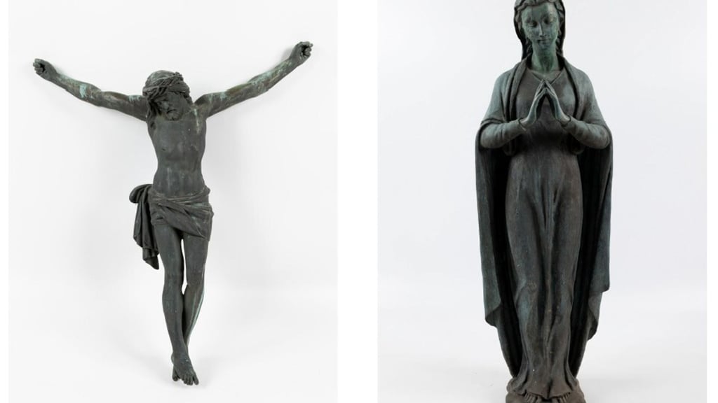 Die Berliner Polizei ermittelt zur Herkunft von gestohlenen Bronzestatuen.