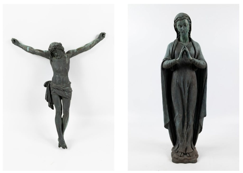 Die Berliner Polizei ermittelt zur Herkunft von gestohlenen Bronzestatuen.