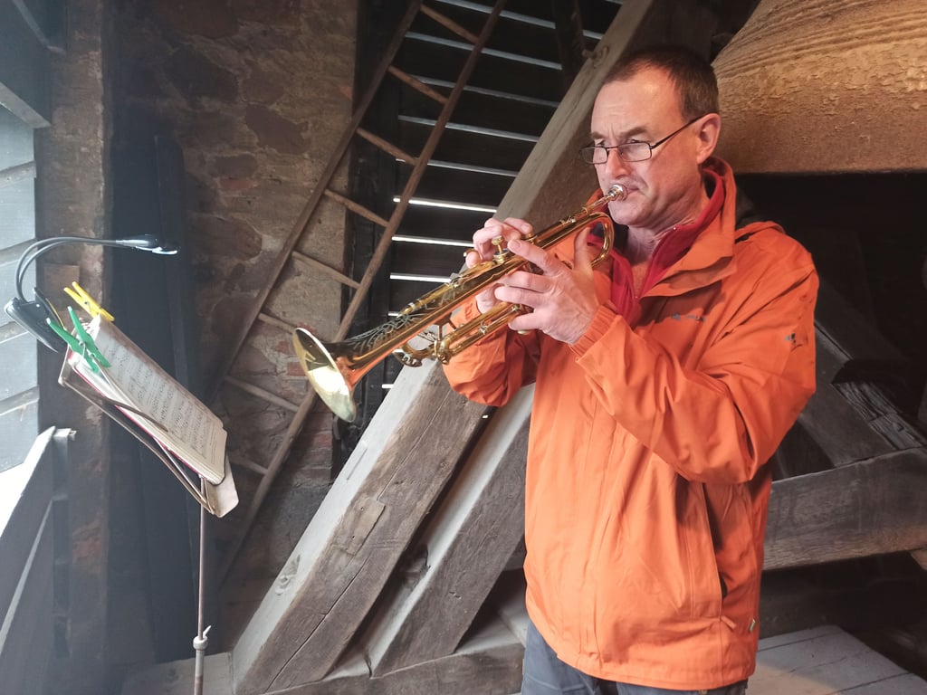 Thomas Reese ist seit zehn Jahren Sudenburger Turmbläser.