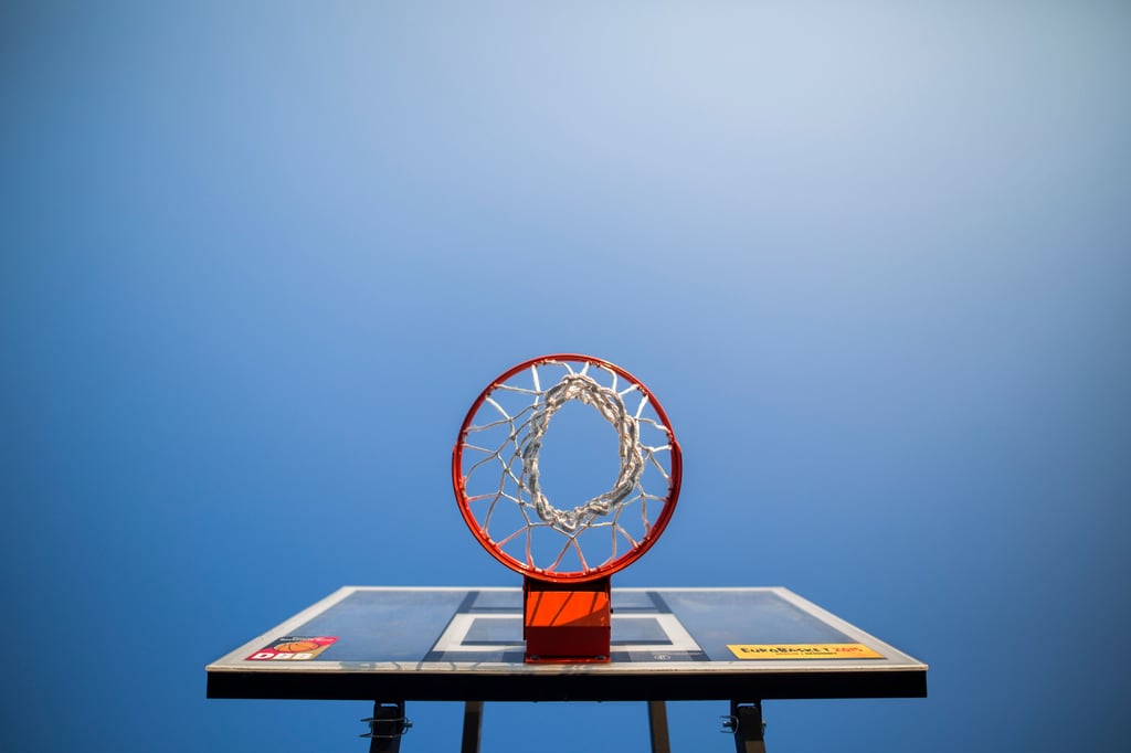 Ein Basketballkorb, wie er künftig auch in der Lundner-Schule hängen soll.