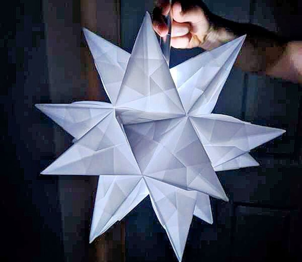  Die Sterne sind alle selbst gefertigt 