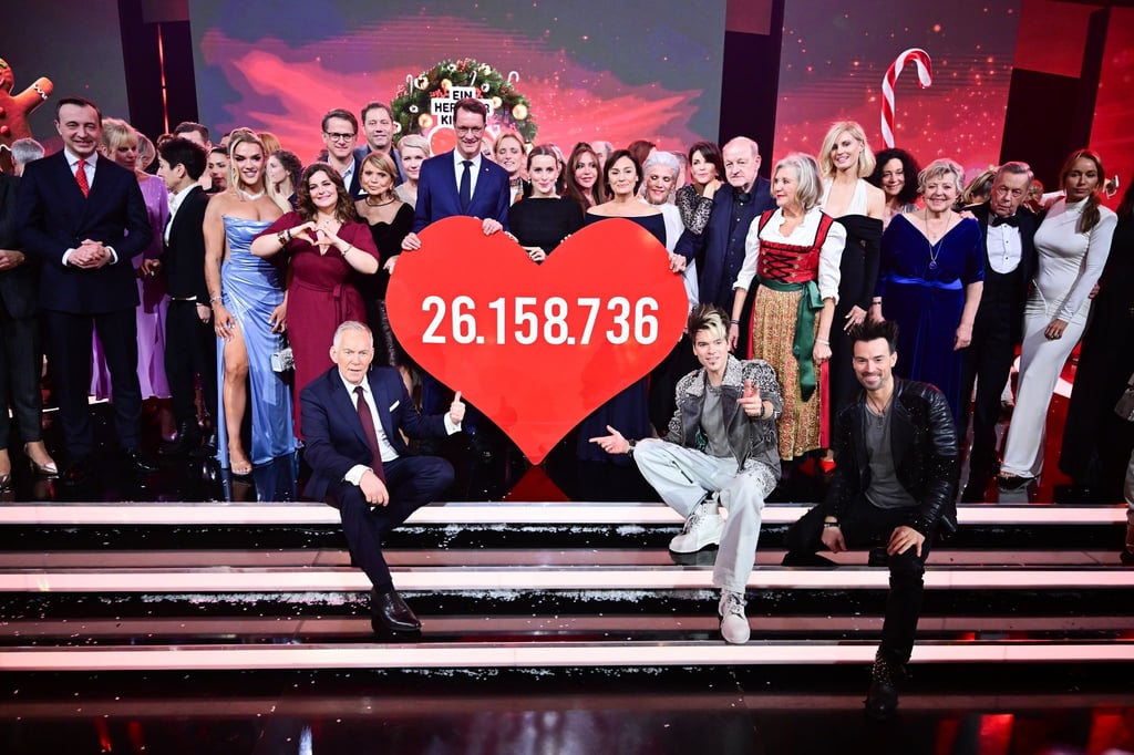 Viele Prominente sammelten im ZDF bei „Ein Herz für Kinder“ für einen guten Zweck.