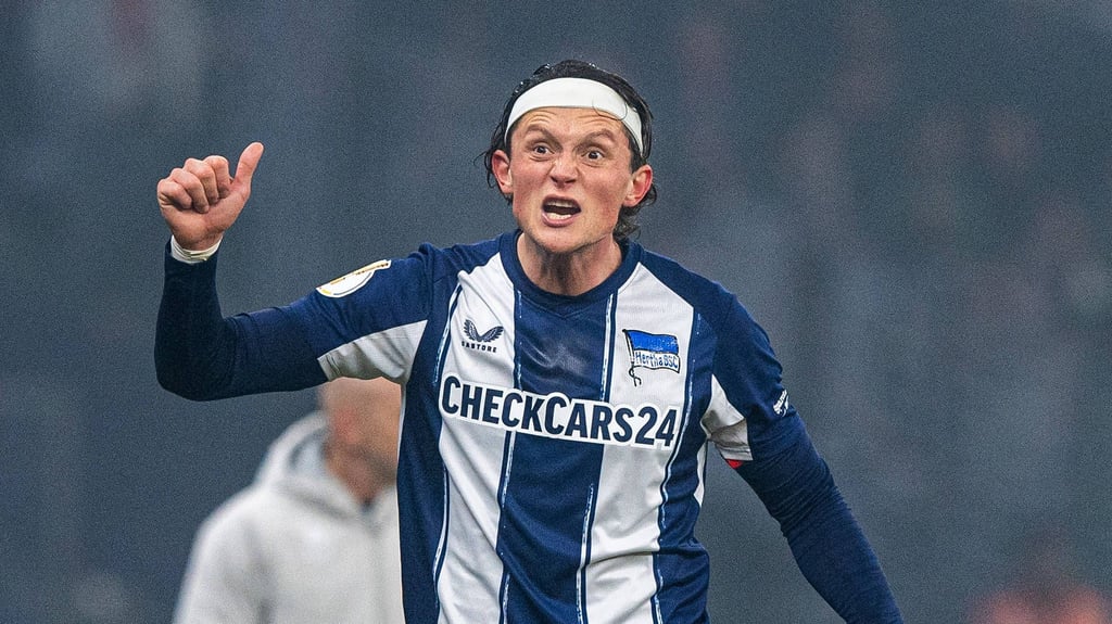 Fabian Reese von Hertha BSC zählt zu den besten Spielern in der 2. Bundesliga.