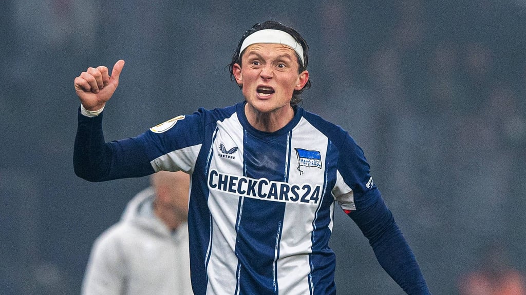 Fabian Reese von Hertha BSC zählt zu den besten Spielern in der 2. Bundesliga.