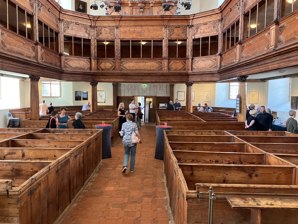 Blick in die St.-Blasii-Kirche, die Kulturkirche der Stadt Quedlinburg. 