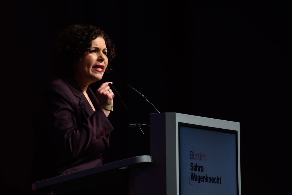 BSW-Co-Chefin Amira Mohamed Ali hatte kräftige Schelte für ihre Ex-Partei Die Linke.
