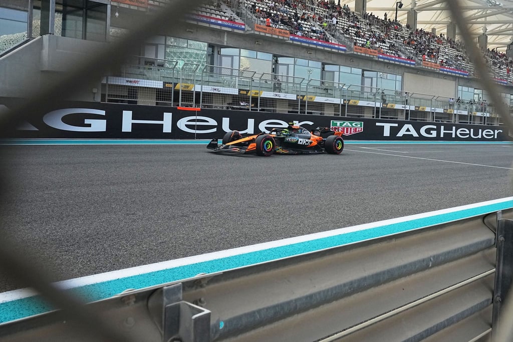 Norris musste auch einen Schreckmoment überstehen.