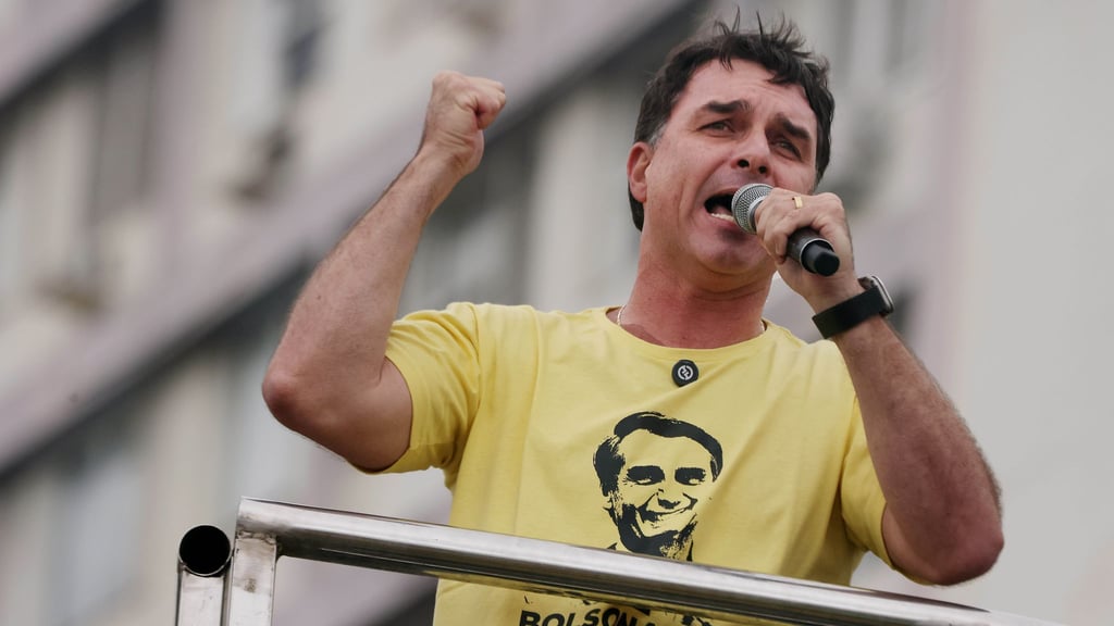Flávio Bolsonaro will im kommenden Jahr für das Präsidentenamt antreten. (Archivbild)