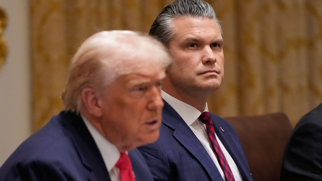 US-Präsident Donald Trump helfe gerne Ländern, die sich selbst helfen würden, sagte Pentagon-Chef Pete Hegseth. (Archivbild)
