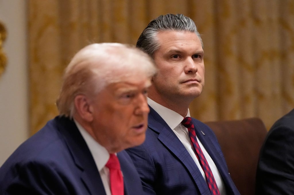 US-Präsident Donald Trump helfe gerne Ländern, die sich selbst helfen würden, sagte Pentagon-Chef Pete Hegseth. (Archivbild)