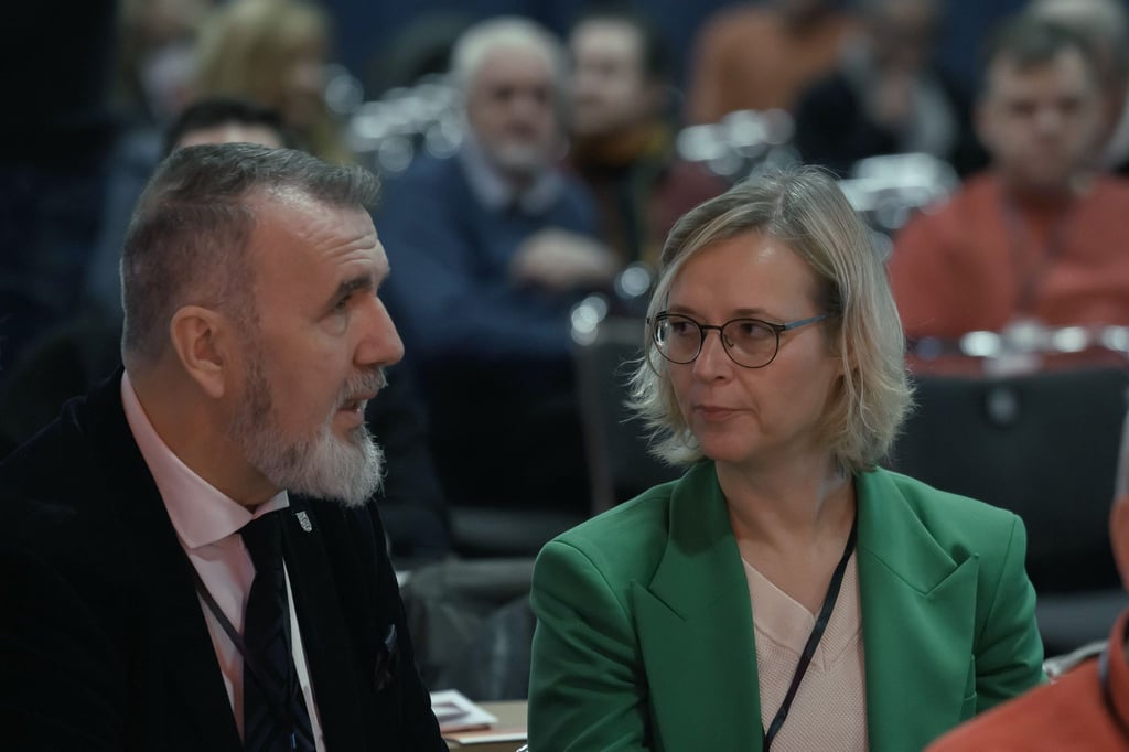 Das Thüringer BSW hatte auf dem Bundesparteitag in Magdeburg einen schweren Stand.