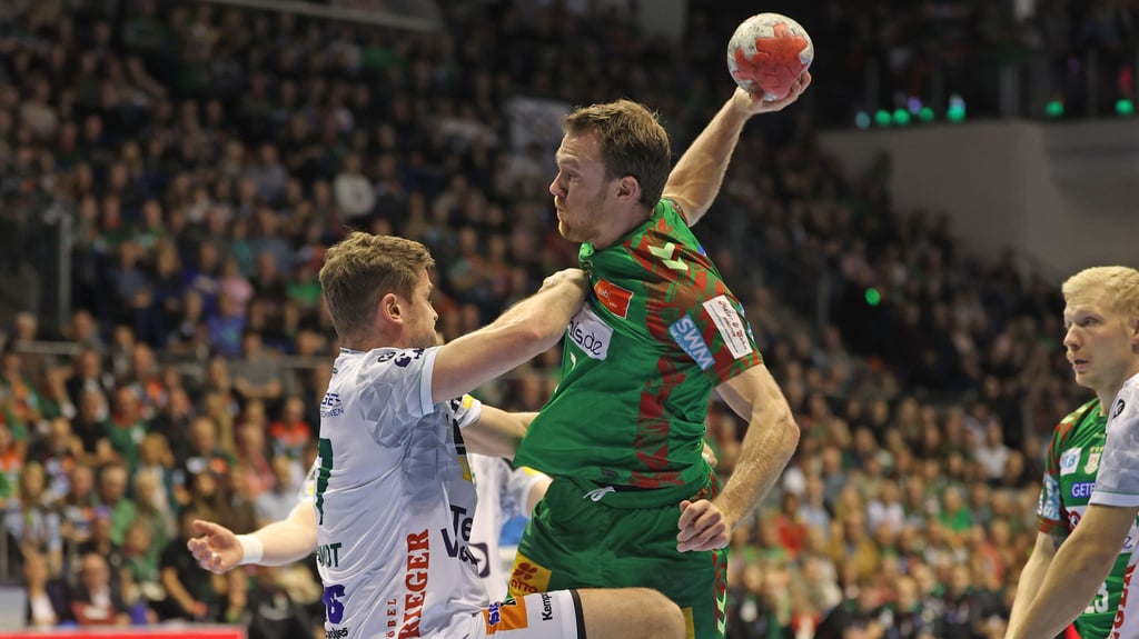 Felix Claar reicht eine Halbzeit, um mit sieben Treffern bester SCM-Werfer zu werden.