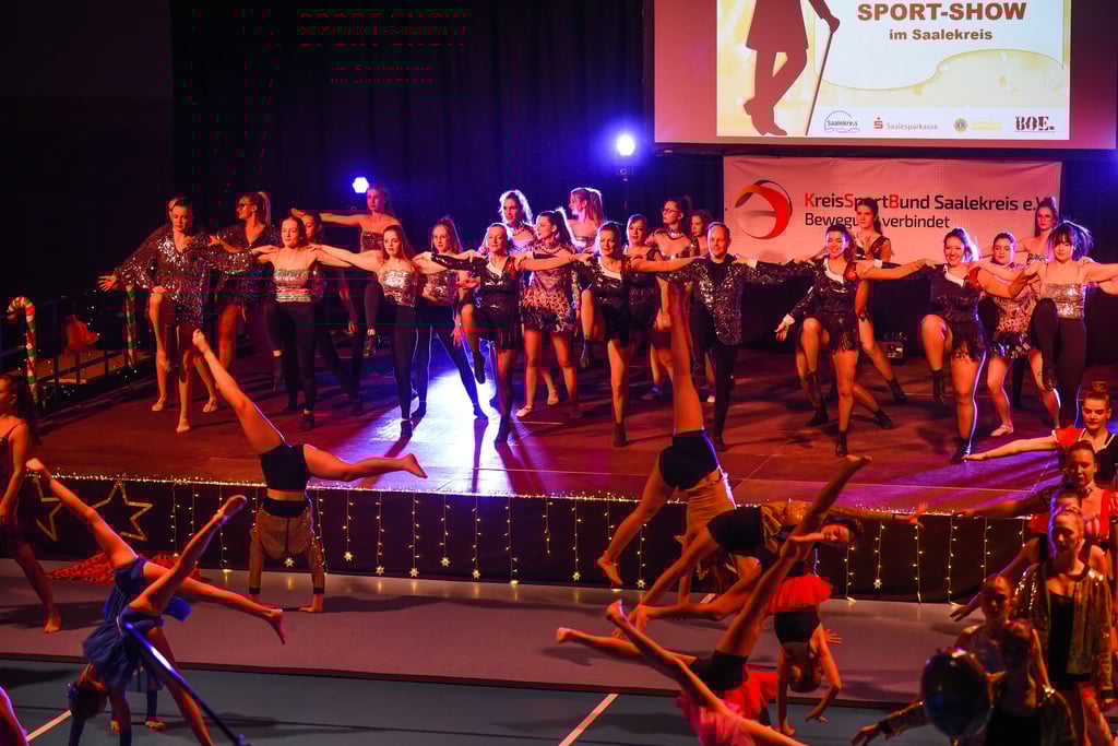 Tanzart eröffnete mit der SG Spergau das Programm