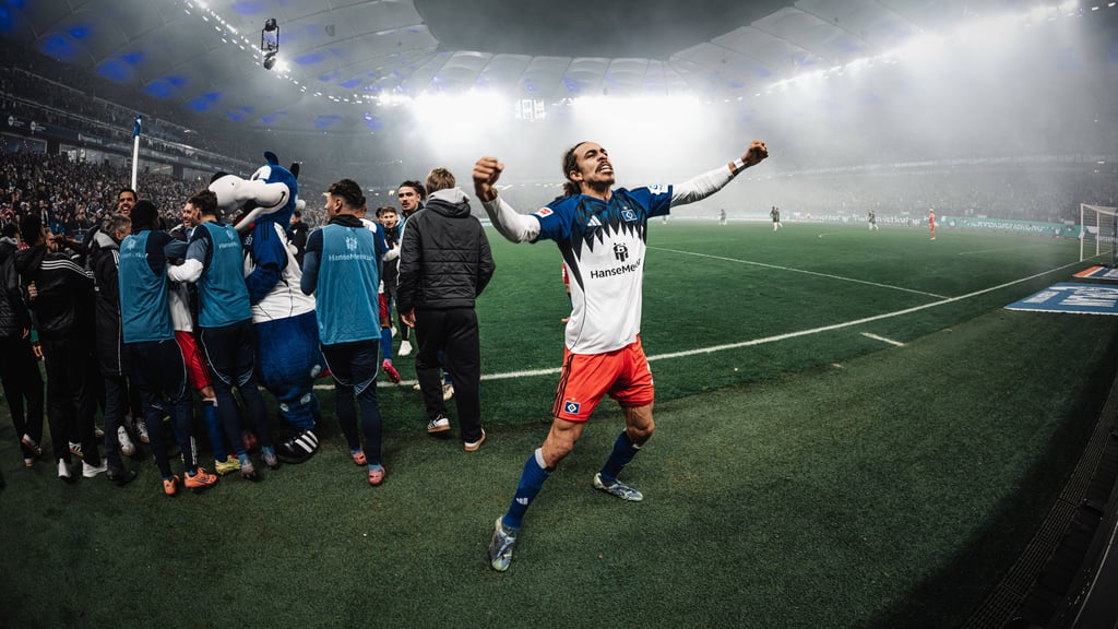 Der Matchwinner für den HSV im Nordderby gegen Werder: Ex-RB-Ikone Yussuf Poulsen.